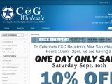 C&G Wholesale Coupon Code