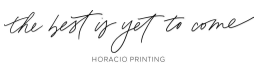 Horacio Printing coupon code