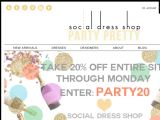 Socialdressshop.com coupon code