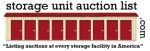 Storage Unit Auction List coupon code